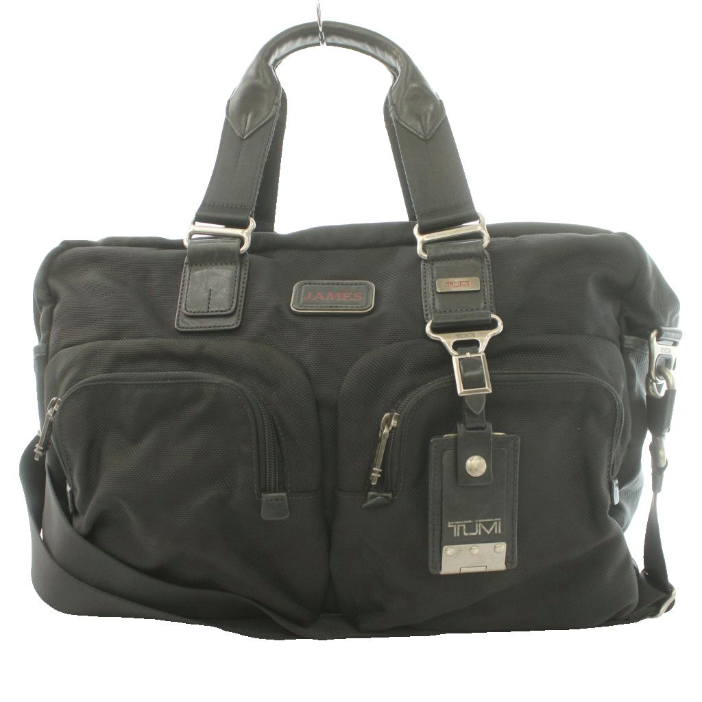 【中古】トゥミ TUMI アルファ ブラボー Alpha Bravo 2WAYビジネスバッグ ブリーフケース ボストン トート ショルダー ハンド 黒 ブラック /SS ■OS ■GY18 メンズ 【ベクトル 古着】 260717|ブランド古着の買取販売ベクトル