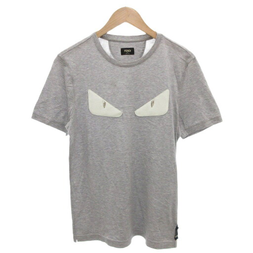 【中古】フェンディ FENDI 異類異形 ティーシャツ カットソー 半袖 48 薄墨色 /FF ■GY19 ★AA☆ メンズ 【ベクター 古着】 251029