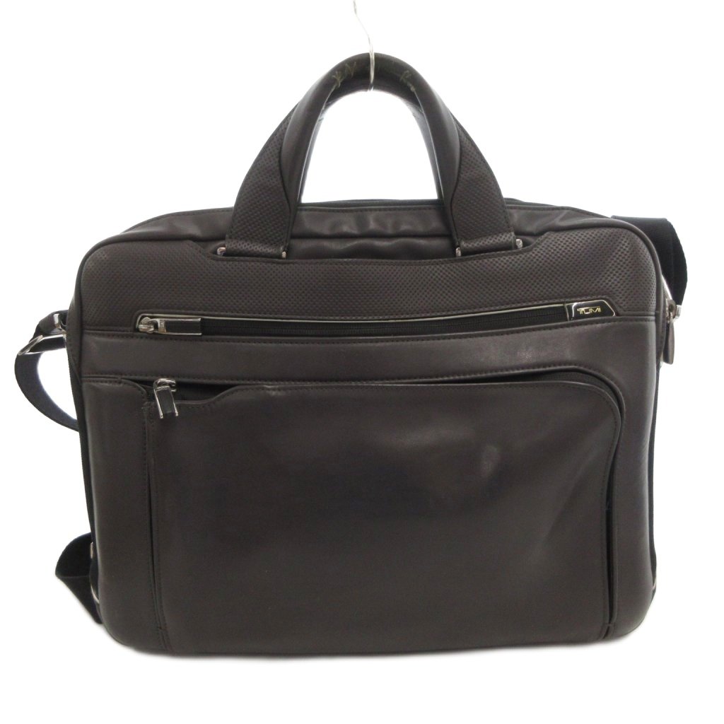 【中古】トゥミ TUMI ARRIVE Sawyer Brief ブリーフ容れもの 肩先 御手手 2WAY 茶 赤銅色 102312 /FF ■GY18 メンズ 【ベクター 古着】 251223