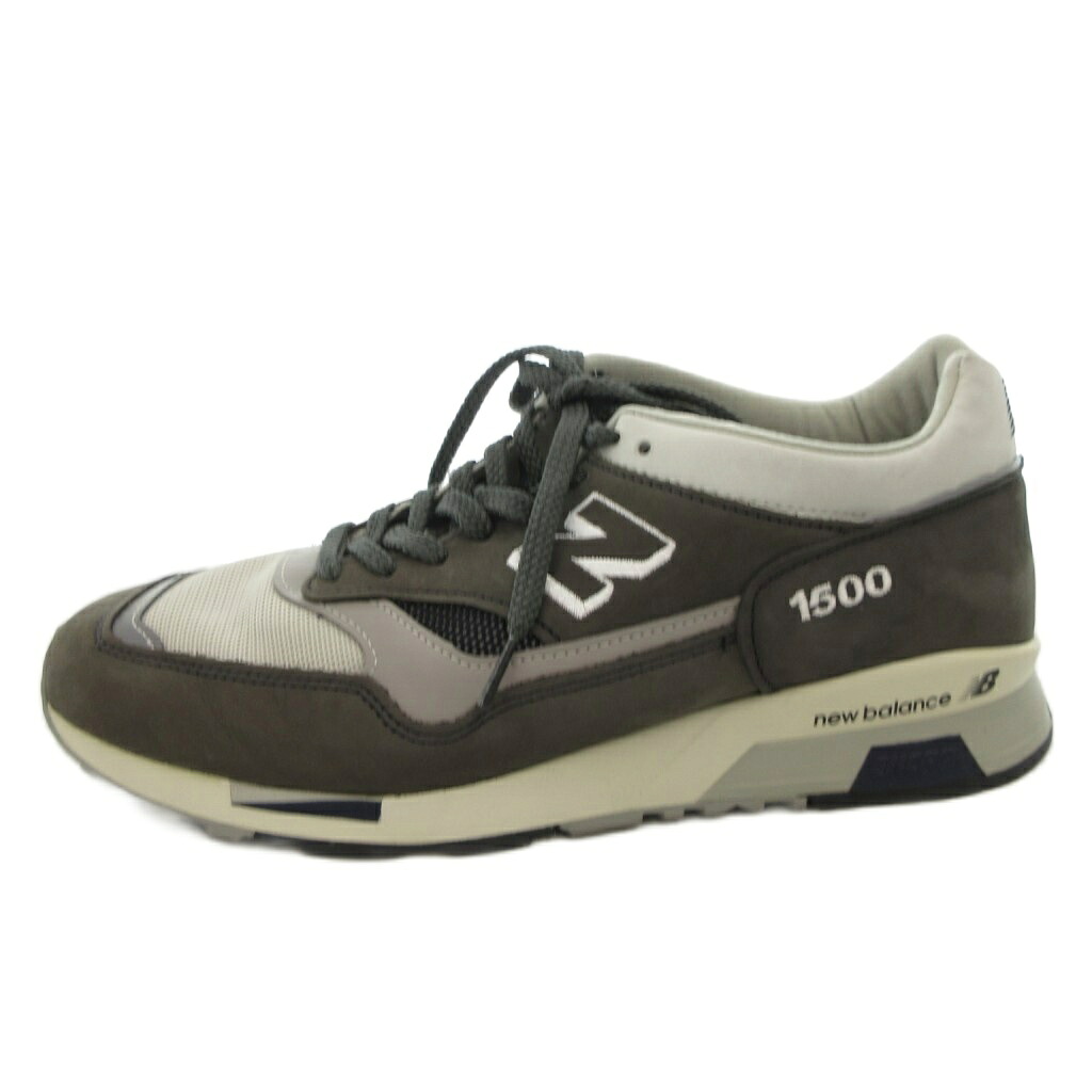 【中古】ニュー平衡にする NEW BALANCE u1500ani 35周年 不死化真似形 スニーカー シューズ 置き目取りすてる UK 連合王国製 27糎 薄墨色 /FF ■GY19 メンズ 【ベクター 古着】 251227