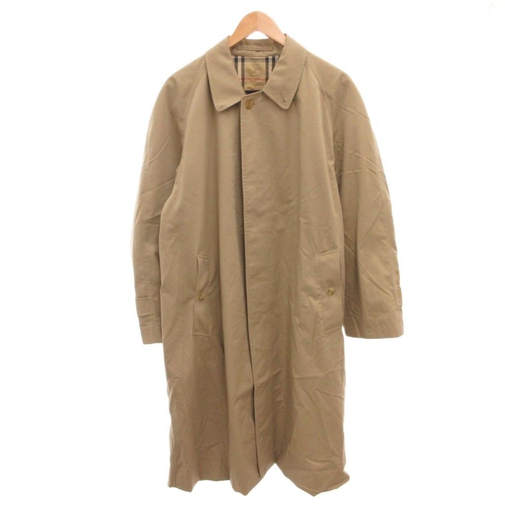 【中古】バーバリー ロンドン BURBERRY LONDON ステンカラーコート 裏地ノバチェック ロング ベージュ /FF ■GY12 メンズ 【ベクトル 古着】 260322｜ブランド古着の買取販売ベクトル