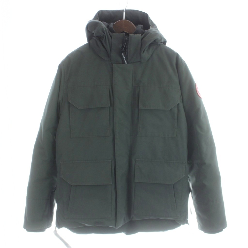 【中古】カナダグース CANADA GOOSE MAITLAND PARKA メイトランド アノラック 落ちこむ上衣 ロゴタイプ L 緑 緑であること 4550M /MW ■GY18 メンズ 【ベクター 古着】 260319