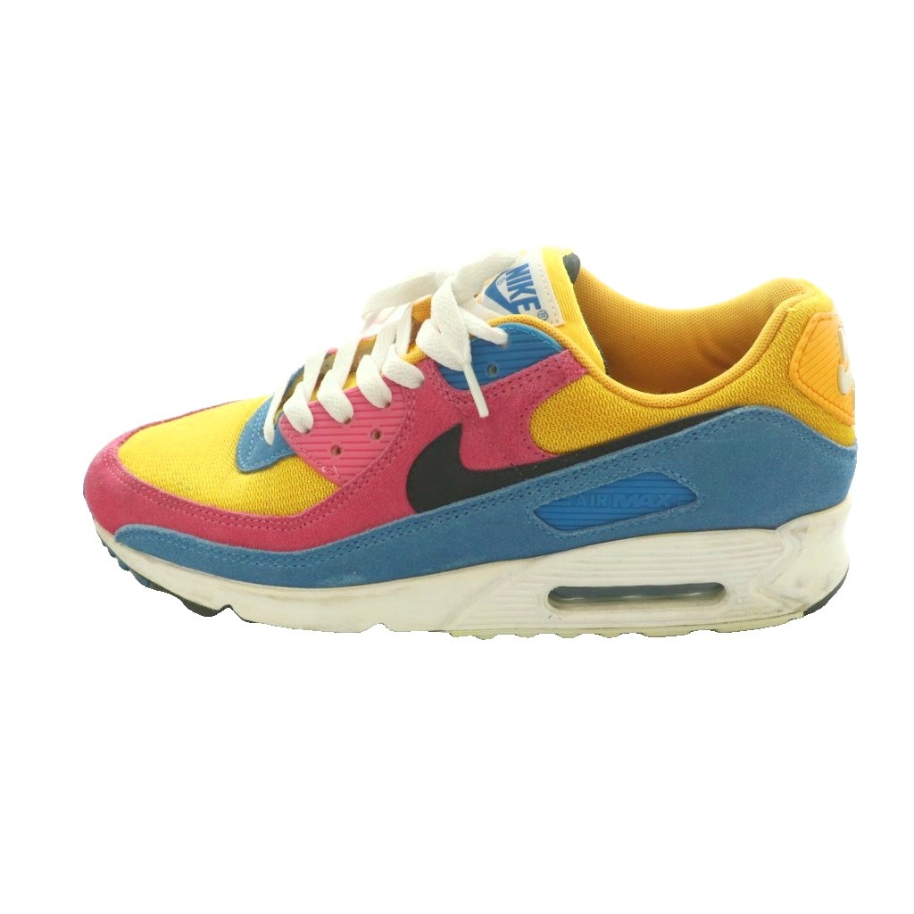 【中古】ナイキ NIKE エア湖 マックス 90 マルチ色つや AIR MAX 90 Multicolor スニーカー US9.5 27.5珊 マルチ色つや 黄味がかった 黄色 さくら色 CJ0612-700 /SS ■os ■GY28 メンズ 【ベクター 古着】 260505