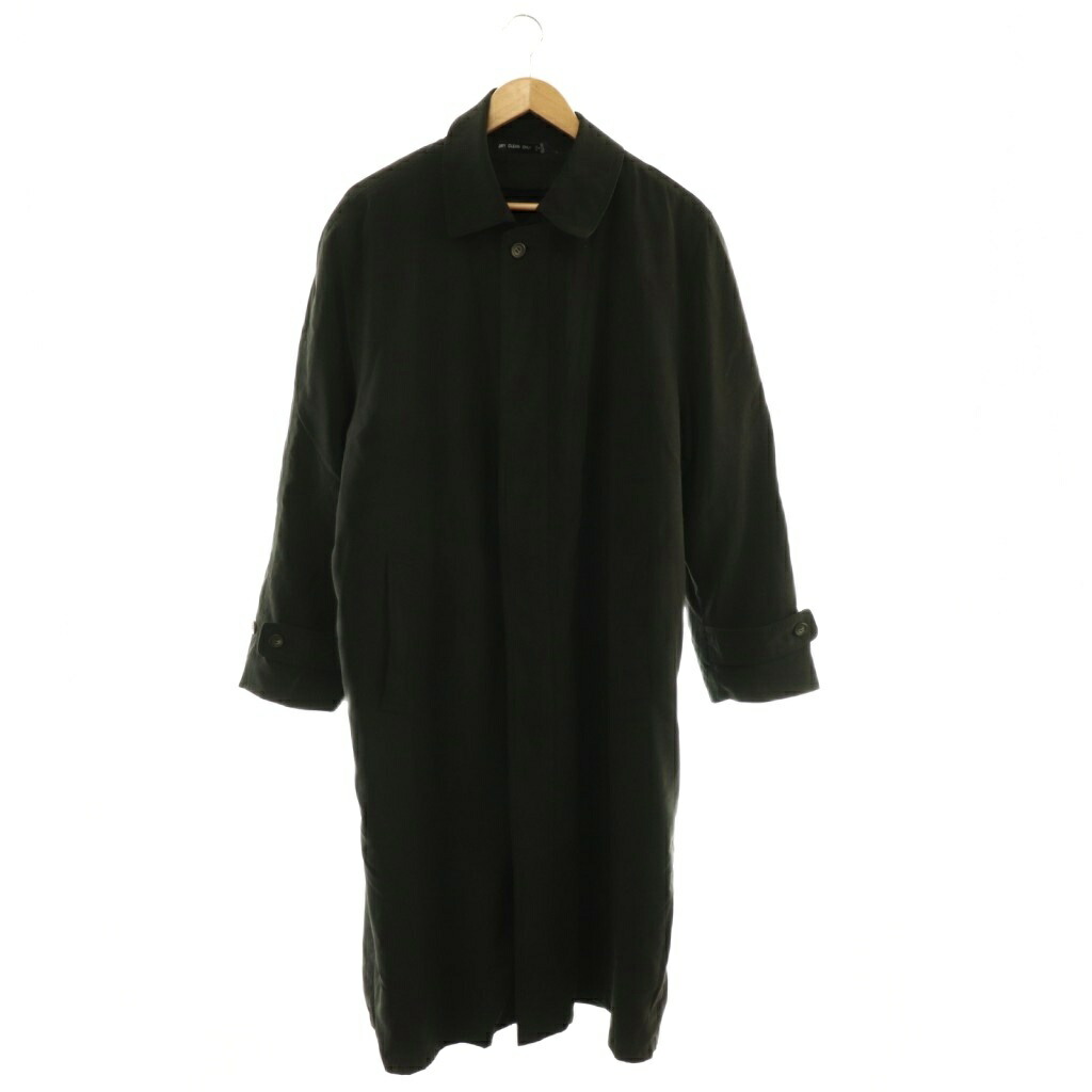 【中古】ラルフローレン RALPH LAUREN ステンカラー厚地の外套 ロング 中綿ラインドライブ ヴィンテージ 38S 黒 黒いこと ■GY28 /SY メンズ 【ベクター 古着】 260508