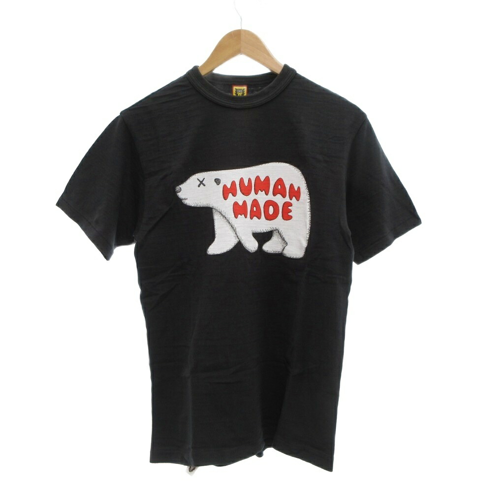 【中古】ヒューマンメイド HUMAN MADE KAWS グラフィック Tシャツ 半袖 M ブラック /UO メンズ 【ベクトル 古着】 250910