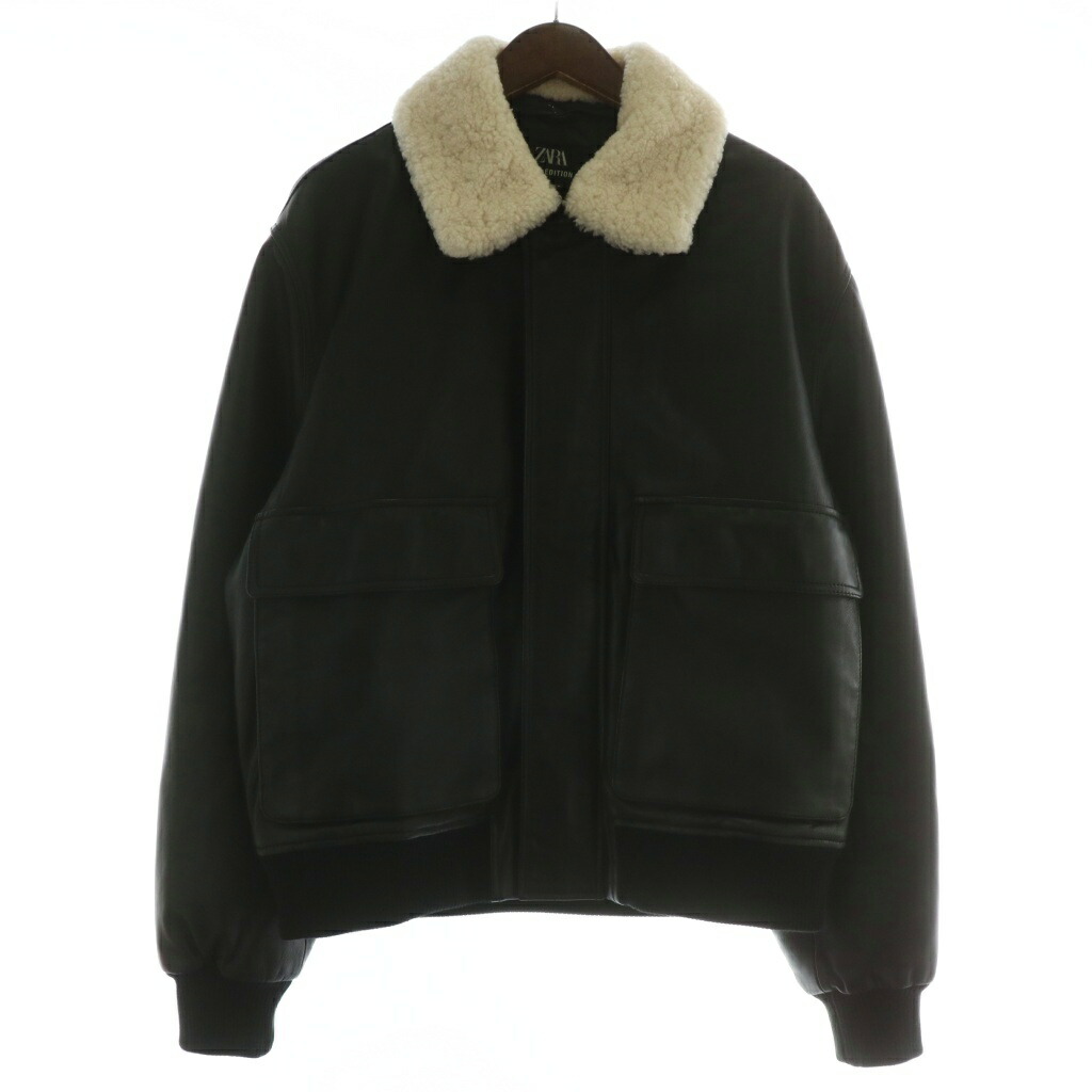 楽天市場】【中古】ザラ ZARA フェイクスエード ジャケット 裏ボア