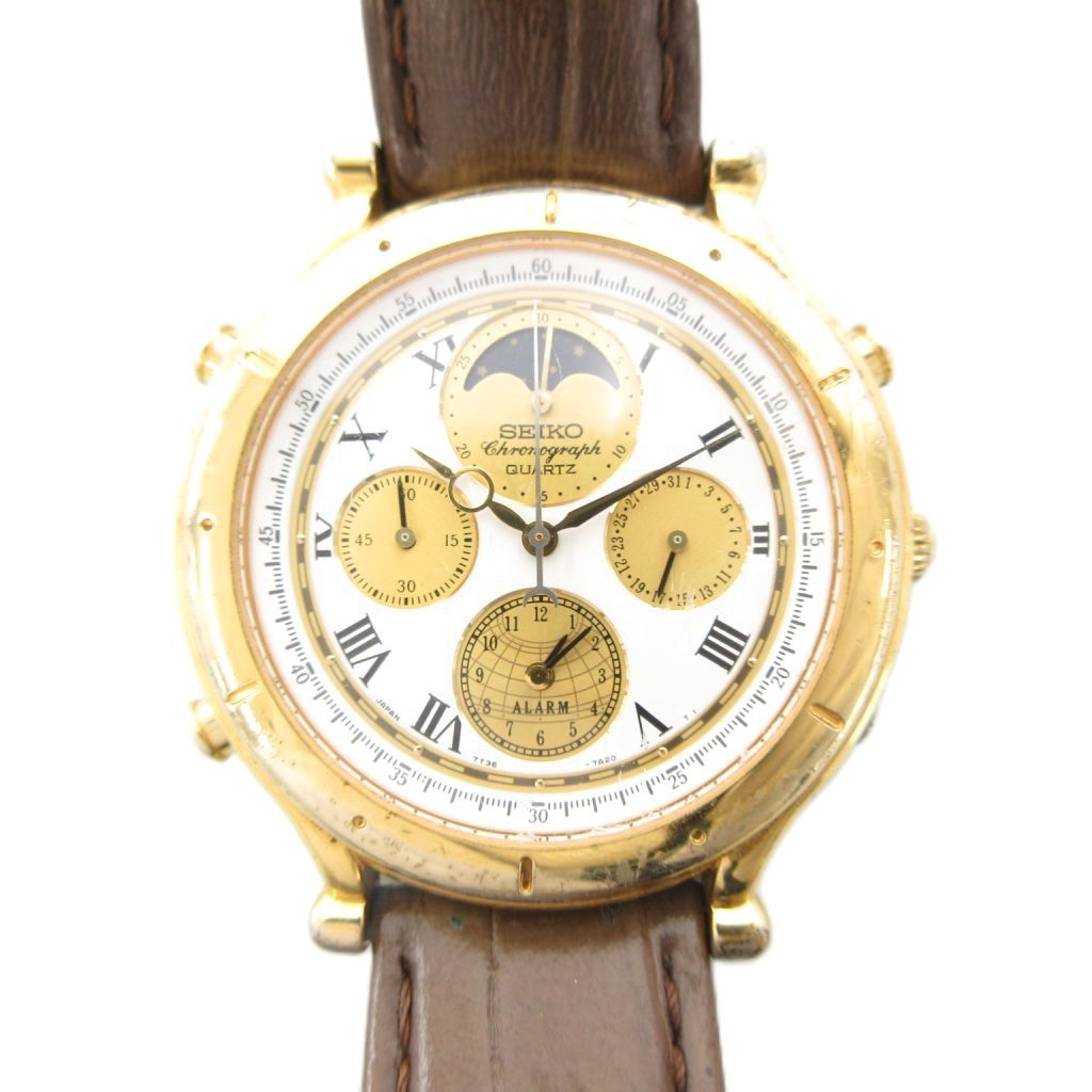 楽天市場】☆良品【SEIKO】セイコー キネティック プルミエ トリカレ