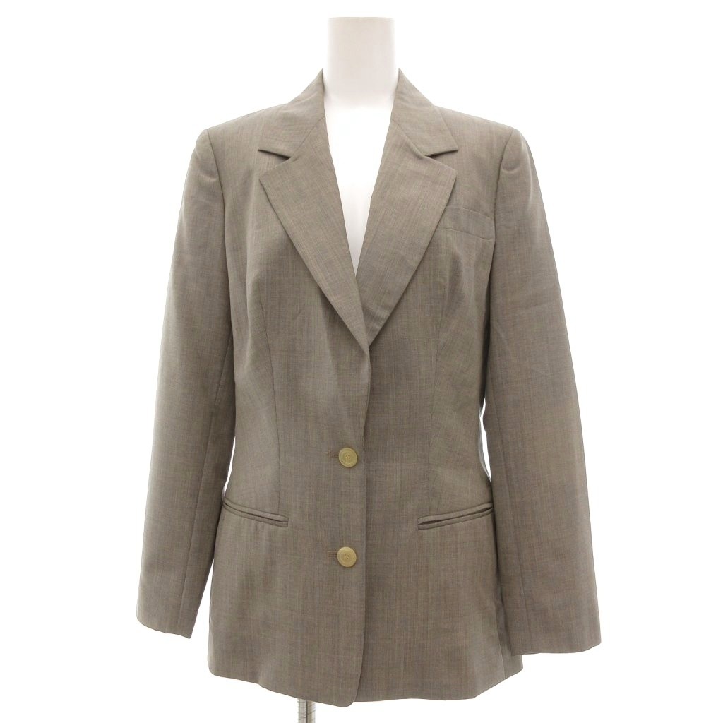 【超美品】LOEWE ベージュ テーラードジャケット テーラード ジャケット（ウール） ブラウン - LOEWE