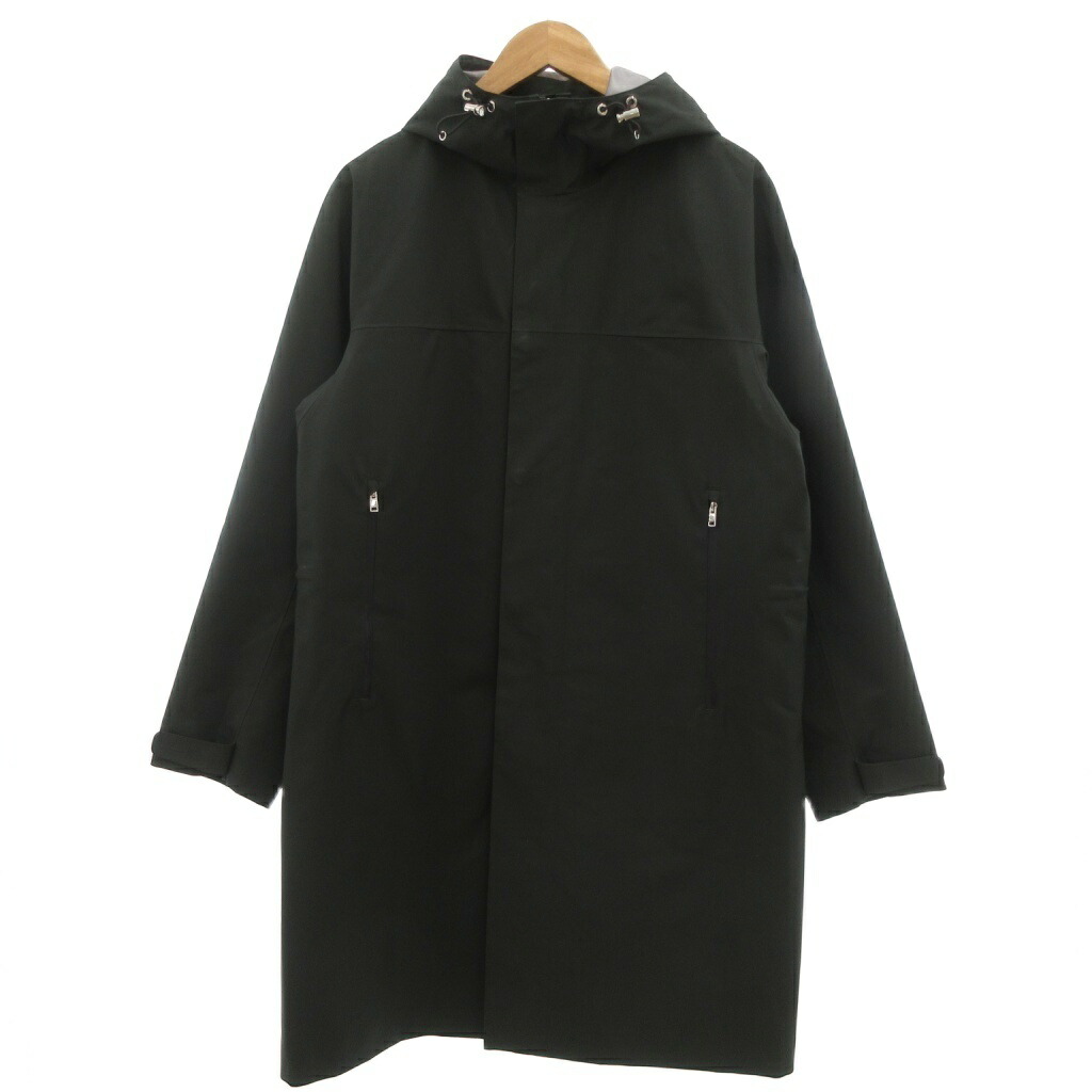 Theory セオリー コート L ブラック ウール フード ELDERT 167-102511240113_1.jpg