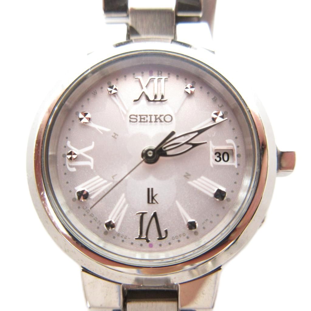 楽天市場】SEIKO(セイコー) ルキア 1B25 紫文字盤/赤紫 ステンレス