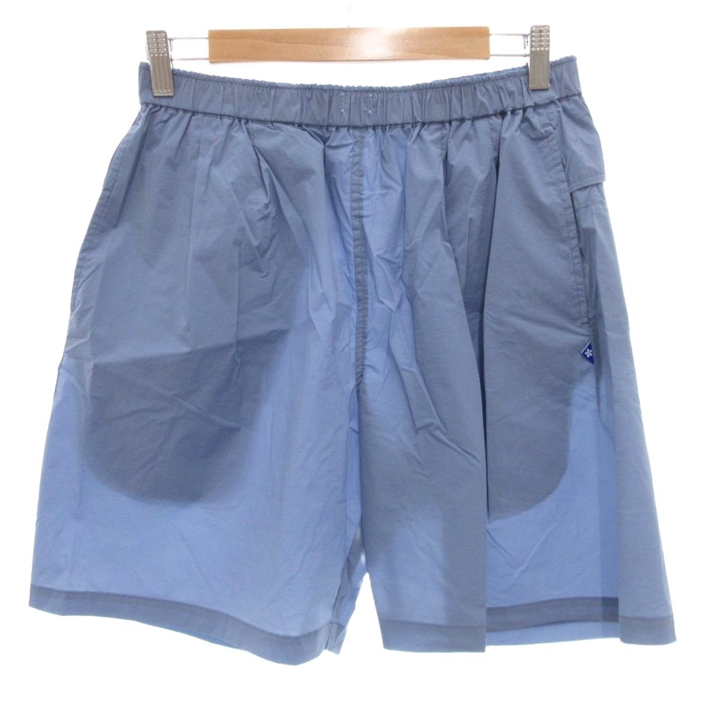 【中古】カレドアー Caledoor ショートパンツ ショーツ ハーフ イージー M 水色 ライトブルー ウエストゴム /FF メンズ 【ベクトル 古着】 260108