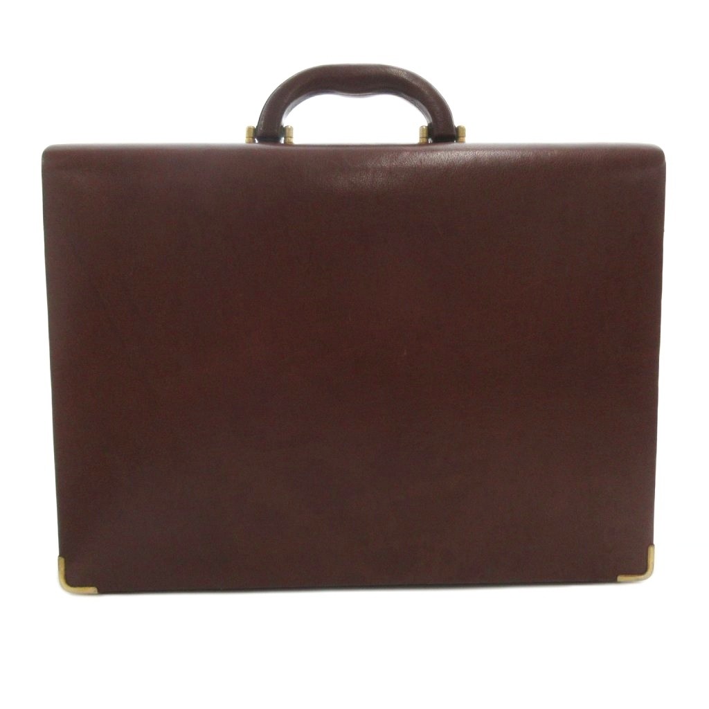 【中古】HILAND 公使館員 商行為御徒面子 手提げ 文字盤鍵を掛ける なめし革 茶 赤銅色 /FF メンズ 【ベクター 古着】 260114 その他-メンズバッグ-バッグ・小物・ブランド雑貨
