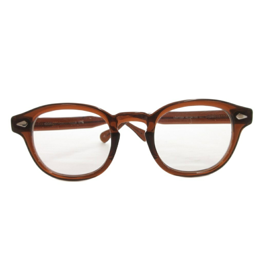 【中古】モスコット MOSCOT LEMTOSH 眼鏡 メガネ めがね 度入り口・入口水晶体 46□24 145 茶 赤銅色 /FF  【ベクター 古着】 260122 眼鏡・サングラス-眼鏡-バッグ・小物・ブランド雑貨