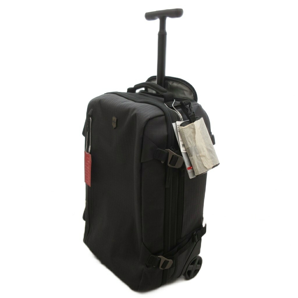 【中古】未使用品 ビクトリノックス VICTORINOX VXツーリング ホイールド 2in1 キャリーオン キャリーケース バックパック 黒 ブラック /YJ メンズ 【ベクトル 古着】 260319