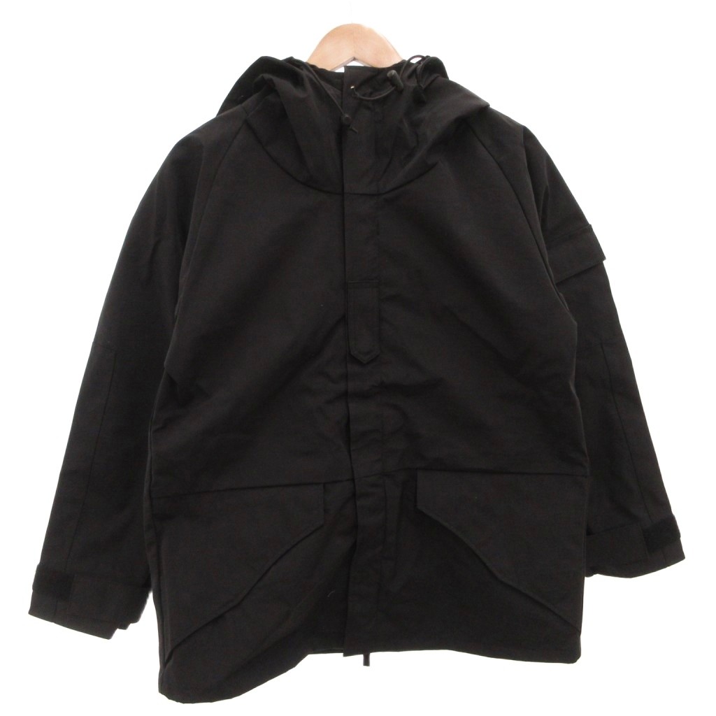 【中古】ヒューストン HOUSTON タグ付き ECWCS PARKA パーカー ジャケット ブルゾン ジップアップ L 黒 ブラック /FF メンズ 【ベクトル 古着】 260319|ブランド古着の買取販売ベクトル