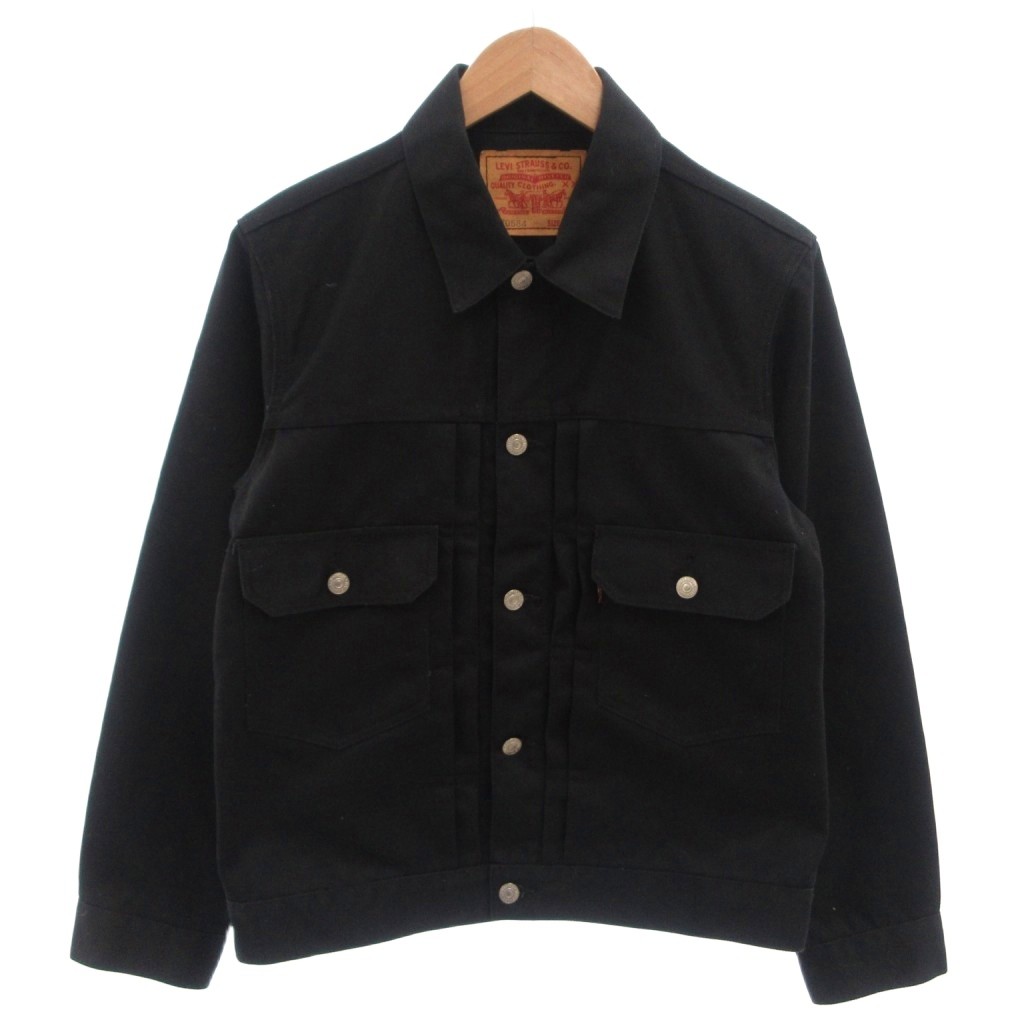 【中古】リーバイス Levi's 2nd トラッカージャケット デニム Gジャン 黒 ブラック 70584 /FF メンズ 【ベクトル 古着】 260416｜ブランド古着の買取販売ベクトル 11,766円