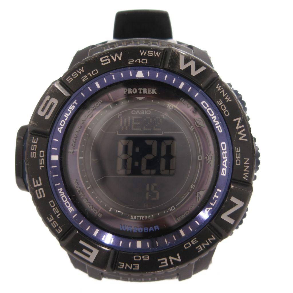 【中古】カシオ CASIO PRO TREK  MULTI FIELD LINE ウオッチ 御覧になる デジタル  電磁波ソーラー 黒 黒いこと PRW-3500Y-1JF /FF メンズ 【ベクター 古着】 260422