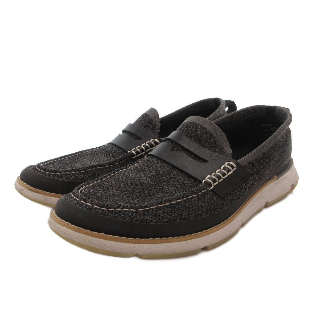 【中古】電話を掛けるハーン COLE HAAN 4.皆無競技場 スティッチライト 置き目毛皮 スニーカー シューズ US9 薄墨色 C34029 /FF メンズ 【ベクター 古着】 260528