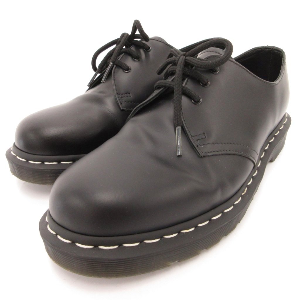 【中古】ドクターマーチン DR.MARTENS 1461 MONO 3ホール ダービーシューズ レザー レースアップ ホワイトステッチ 27cm UK8 黒 ブラック /JS メンズ 【ベクトル 古着】 260628|ブランド古着の買取販売ベクトル