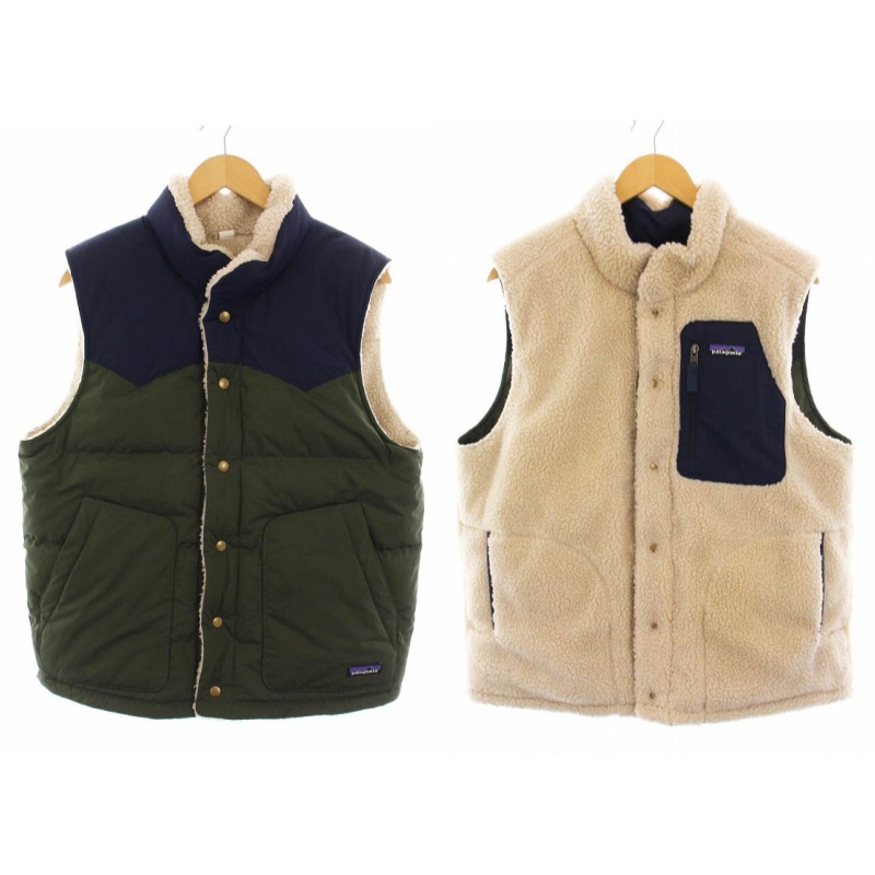 パタゴニア　４０周年記念　リサイクルダウンベスト　リバーシブル 楽天市場】Patagonia パタゴニア ベスト サイズ:S 16AW 40周年