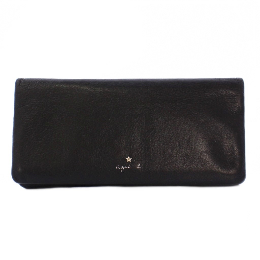 未使用　agnes b. アニエスベー レザーラウンド長財布　ネイビー　箱付き agnes b.（アニエスベー） 財布 ラウンドジップロングウォレット EW13B