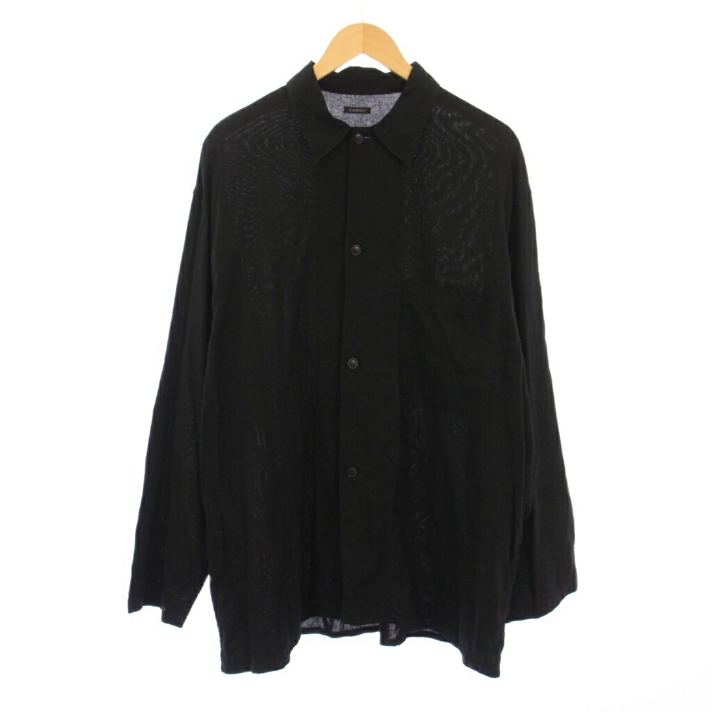 23ss comoli x Salvatore リネンシャツジャケット 46 23ss comoli x Salvatore リネンシャツジャケット 46