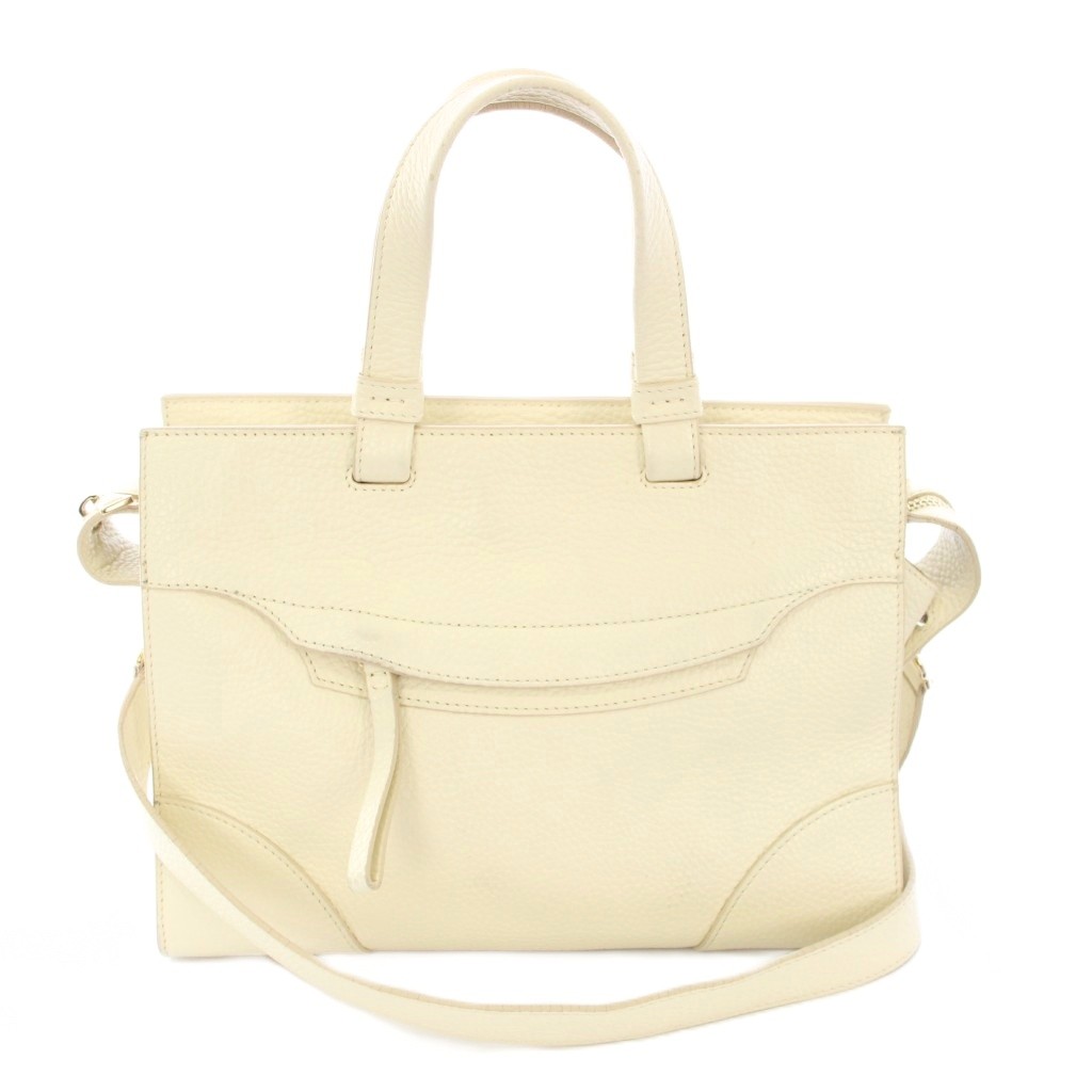 【中古】フルラ FURLA メラヴィリア MERAVIGLIA  ハンドバック ショルダーバッグ 2WAY なめし革 白 /TK レディース 【ベクター 古着】 251114