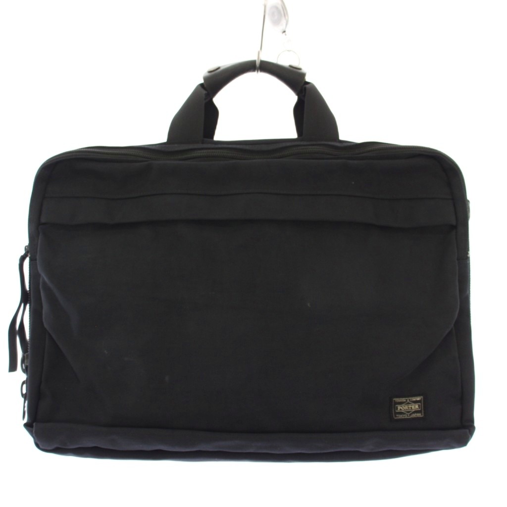 【中古】ボーイ PORTER 吉田嚢 EINS OVERNIGHT BRIEFCASE オーバーナイトブリーフケース 商行為御徒面子 書きもの嚢 ハンドバック ナイロン ロゴタイプ 黒 黒いこと 504-08995 /BB メンズ 【ベクター 古着】 260111