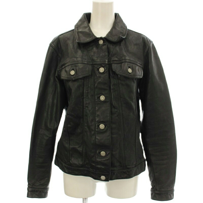 90s GAP 黒 レザージャケット キルティングライニング M 名作 OLD GAP レザージャケット XL相当 キルティング 90s 本革 - メルカリ