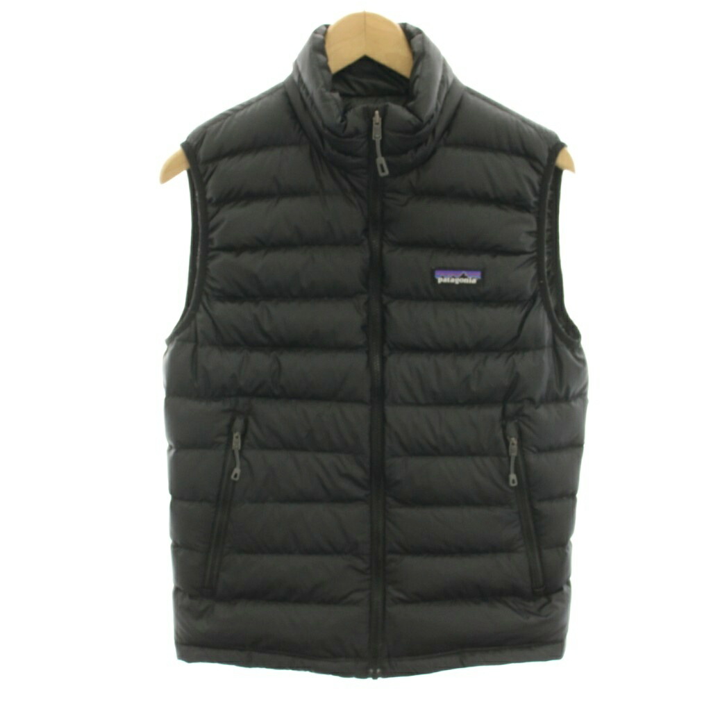 【中古】パタゴニア Patagonia ダウンセーターベスト DOWN SWEATER VEST ナイロン ジップアップ XS 黒 黒いこと STY84622FA16 /HN メンズ 【ベクター 古着】 260520