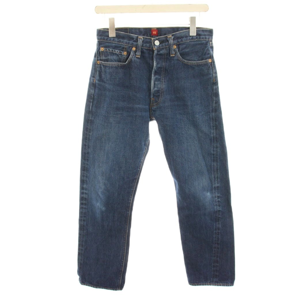 【中古】リゾルト RESOLUTE デニムパンツ ジーンズ ボタンフライ USED加工 ストレート 30 インディゴ /HN メンズ 【ベクトル 古着】 260424｜ブランド古着の買取販売ベクトル 7,416円