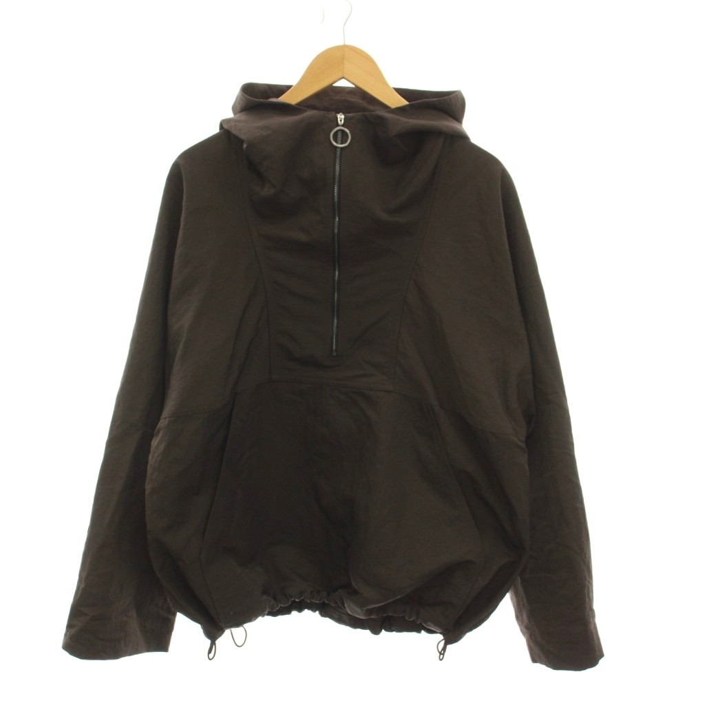 【中古】スタジオニコルソン STUDIO NICHOLSON 23AW ERNE アノラックパーカー プルオーバー 長袖 0 茶色 ブラウン 52-10-432004 /YM レディース 【ベクトル 古着】 260511|ブランド古着の買取販売ベクトル