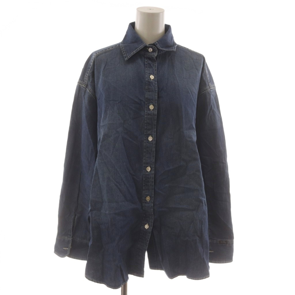 【中古】リー LEE Deuxieme Classe デニムシャツ ブラウス F 青 ブルー 長袖 /RR24 レディース 【ベクトル 古着】 260620|ブランド古着の買取販売ベクトル