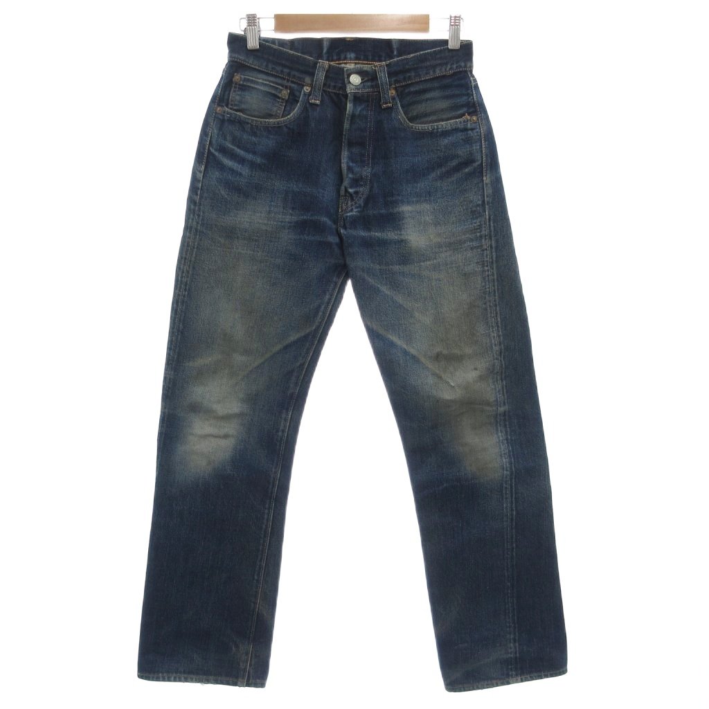 【中古】シュガーケーン SUGAR CANE 1947 デニムパンツ ジーンズ ストレート ボタンフライ W29 L32 インディゴブルー /GV ■GY12 メンズ 【ベクトル 古着】 260207