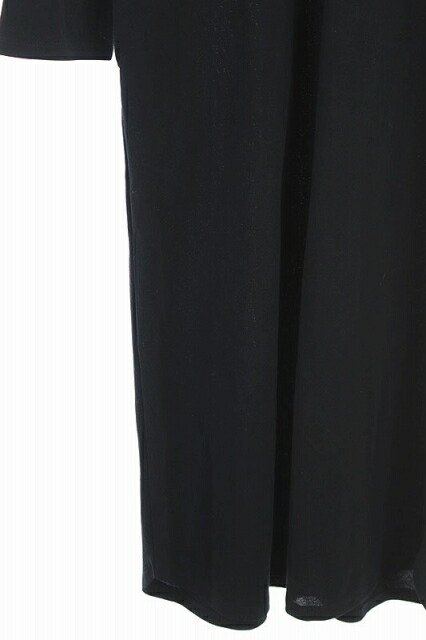 中古 セヤ Seya コットンプルオーバーシャツワンピース ロング 長袖 スキッパー S 黒 ブラック Es Os レディース ベクトル 古着 Vmaphotographystudios Com