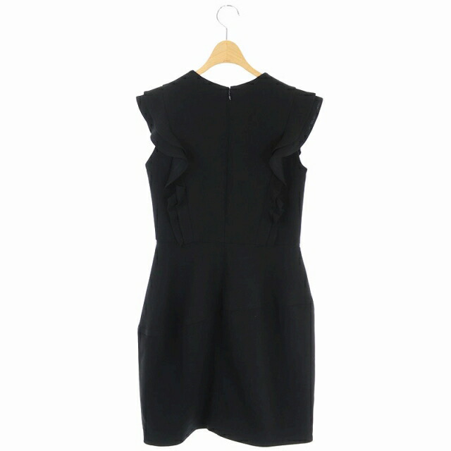 中古 ヨーコチャン Yoko Chan スカラップ パールノースリーブワンピース ロング 38 黒 ブラック Hk Os レディース ベクトル 古着 Rvcconst Com