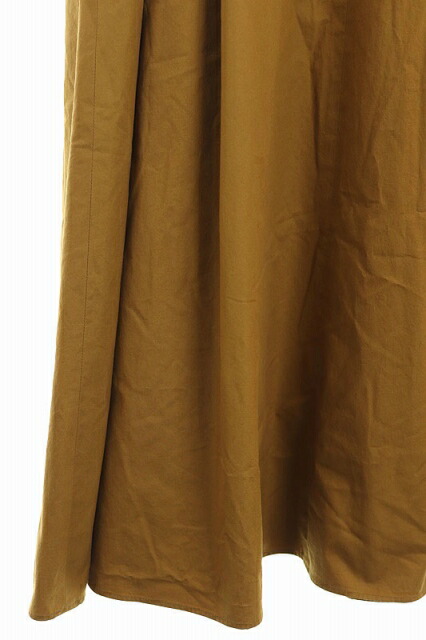 中古 リエス Liesse ワッシャーノースリーブワンピース ロング 2 キャメル Hk Os レディース ベクトル 古着 Rvcconst Com