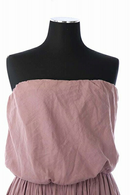 中古 マリハ Mariha ベアトップワンピース ロング マキシ 紫 パープル Mf Os レディース ベクトル 古着 2107 Sermus Es