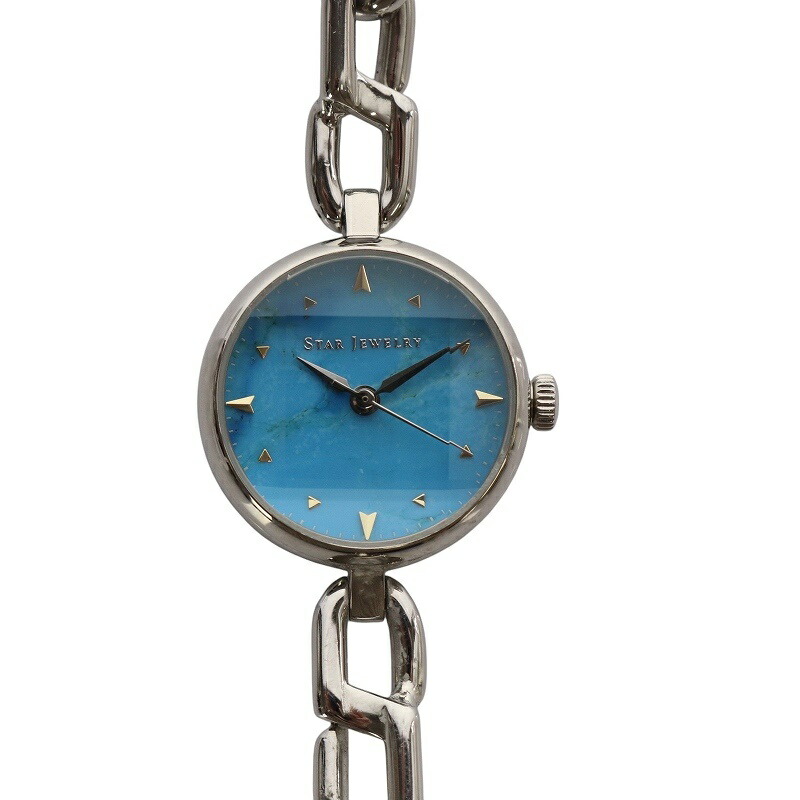 【電池交換済】STAR JEWELRY 腕時計 シェル ライトストーン ECO MOON WATCH(2SW1040)STEEL ウォッチ｜スタージュエリー公式