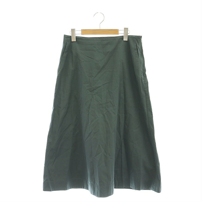 【タグ付・未使用品】MHL. コットンウールドリルスカート 23AW　Aライン MHL.（エムエイチエル）の「WOOL COTTON DRILL（スカート）」 - WEAR