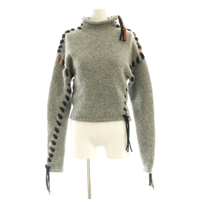 楽天市場】【中古】ACNE STUDIOS ボーダー ダメージ加工ニット