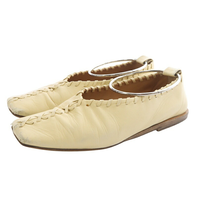 JIL SANDER ジルサンダー　アンクルリングパンプス37.5 美品 JIL SANDER ジルサンダー アンクルリングパンプス37.5 美品