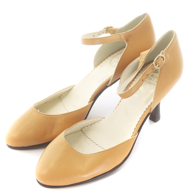 楽天市場】Leur Getter / 本革リボンシューズ ルルゲッタ 22.5cm 赤 靴