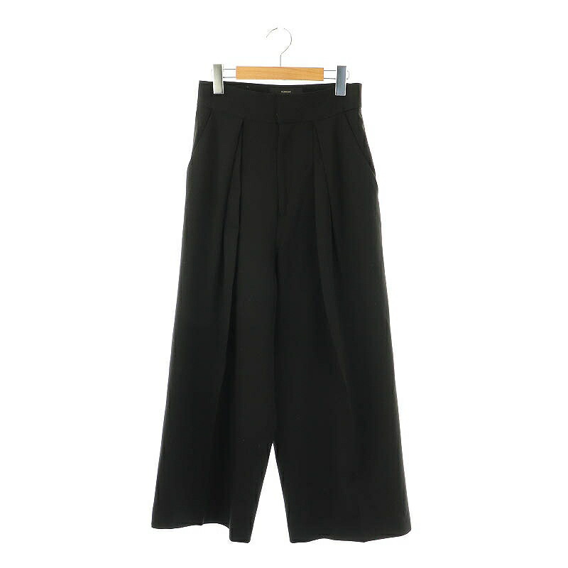 FLORENT フローレント パンツ テーパードパンツ 24春夏 ブラック 黒 36(M) ドレープ タックパンツ ブライトツイル素材 ボトムス ズボン シンプル オフィス カジュアル 大人 きれいめ モード【レディース】【中古】【美品】【K4203】 楽天市場】FLORENT フローレント パンツ テーパードパンツ 24春夏