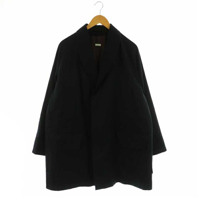 【中古】アプレッセ A.PRESSE 24SS Lining Detachable Silk Coat ライナー付き ショールカラーコート アウター シルク 2 紺 ネイビー /NR ■OS ■AD メンズ 【ベクトル 古着】 250424｜ブランド古着の買取販売ベクトル