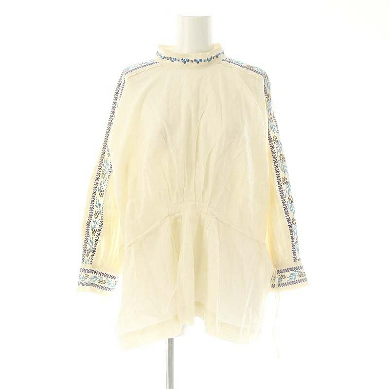 TOWAVASEトワヴァーズ 刺し子 ステッチリネン プルオーバー ブラウス 楽天市場】TOWAVASE トワヴァーズ Sashiko ブラウス トップス 刺し子