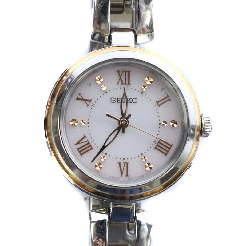 楽天市場】SEIKO【セイコー】V117-0CT0 ソーラーウォッチ レディース