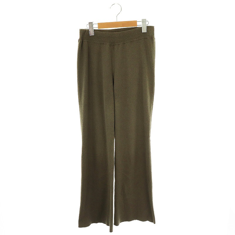 L'Appartement KNIT PANTS ベージュ◆試着のみタグ付き新品 170-402506020195_1.jpg