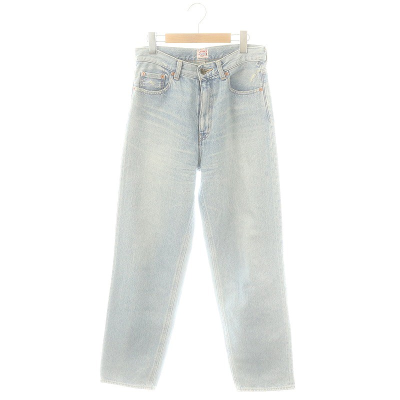 SeaRoomlynn デニム　ダメージ　ブルー　ライトブルー美品 美品 SeaRoomlynn シールームリン Denim Tuck ハーフパンツ