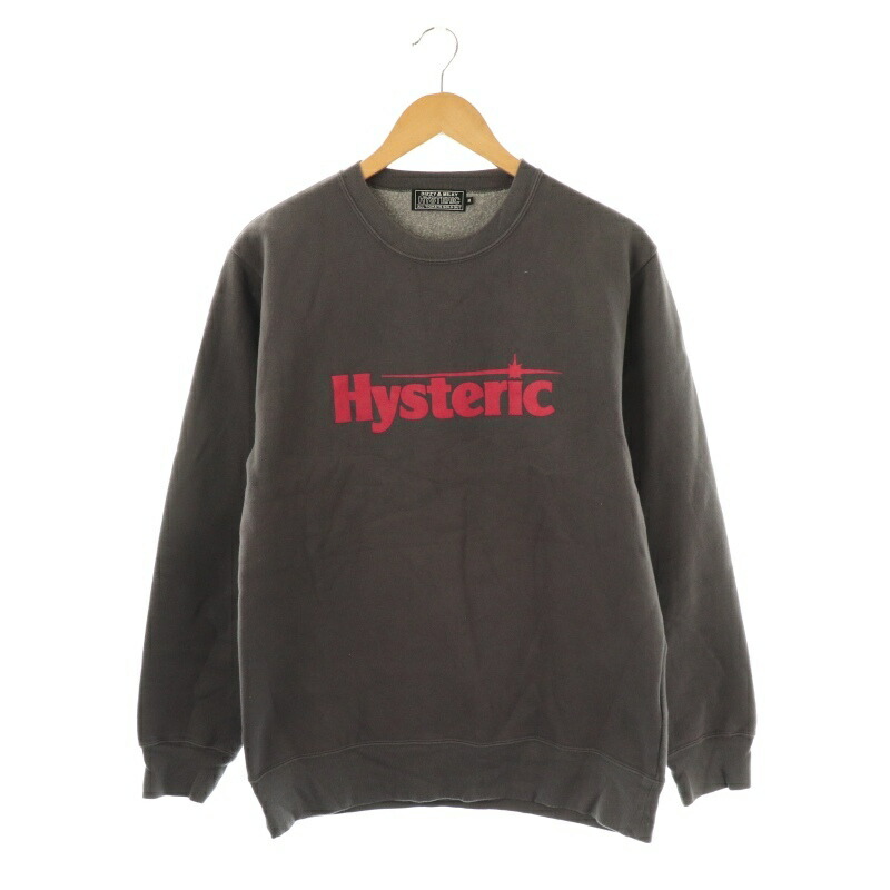 ヒステリックグラマー HYSTERIC ダークグレー クルーネック スウェット 楽天市場】HYSTERIC GLAMOUR ヒステリックグラマー スウェット